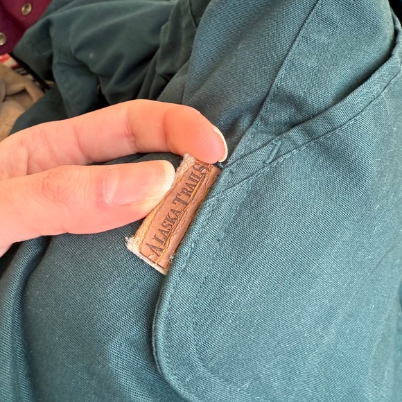 VINTAGE Alaska Trails quilted fleece flannel-lined outdoor winter coat - Picture 12 of 13